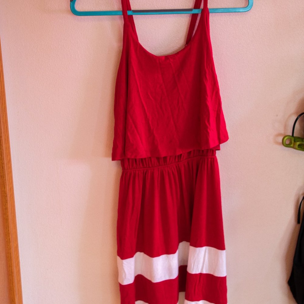 Red sundress